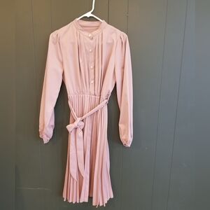 Women's Pink Pleated Dress size 6